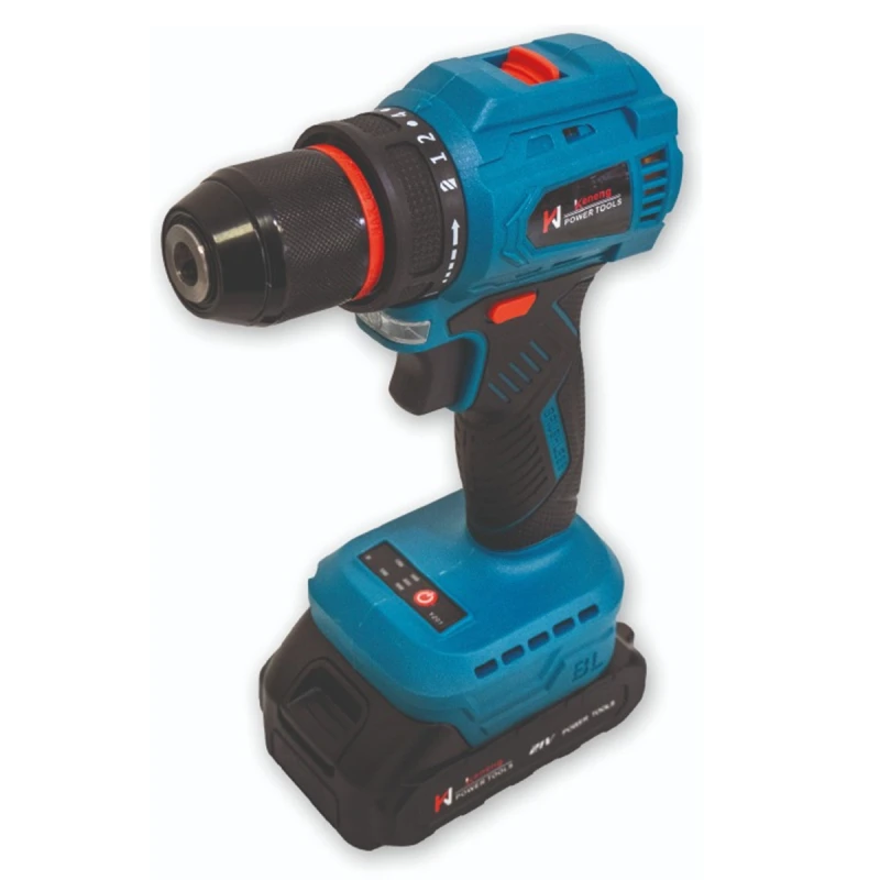 Taladro Atornillador Con Set De Herramientas 2 Baterias 21v